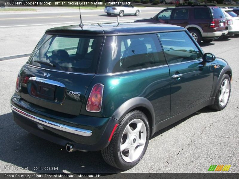 British Racing Green Metallic / Panther Black 2003 Mini Cooper Hardtop