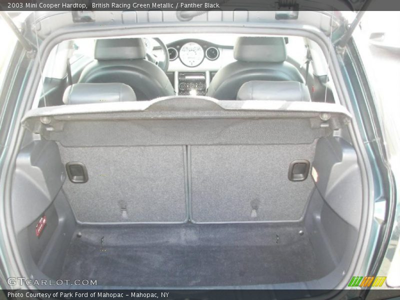 British Racing Green Metallic / Panther Black 2003 Mini Cooper Hardtop
