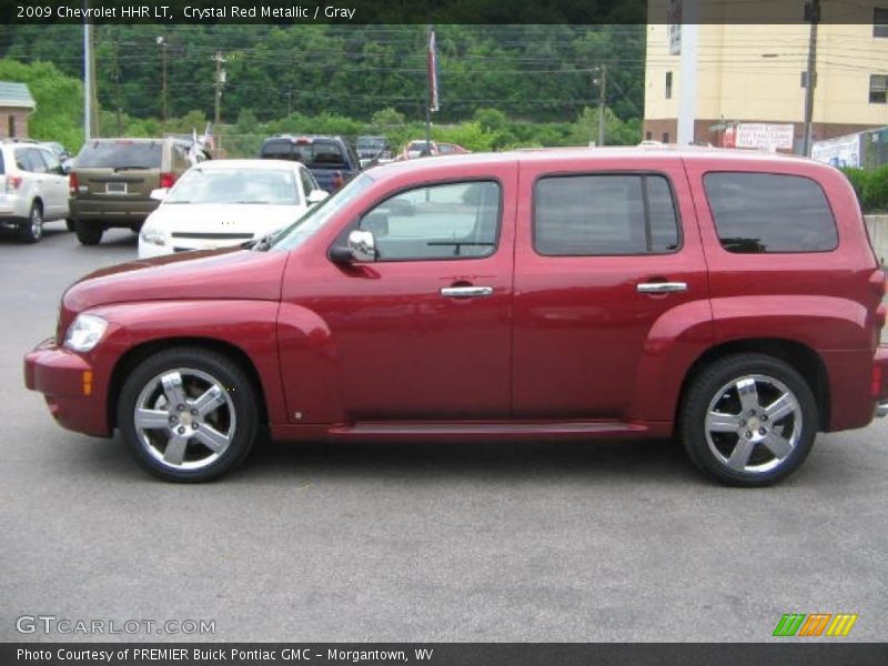 Crystal Red Metallic / Gray 2009 Chevrolet HHR LT