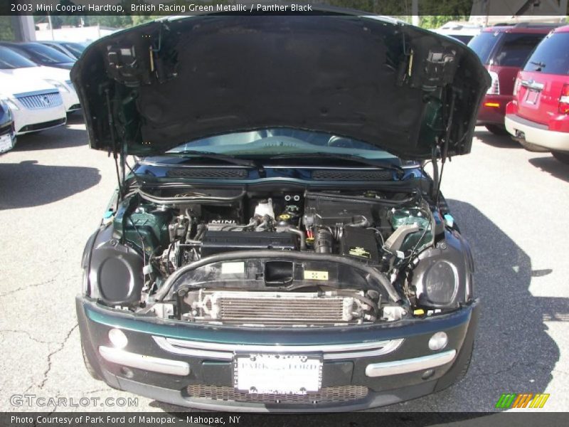 British Racing Green Metallic / Panther Black 2003 Mini Cooper Hardtop