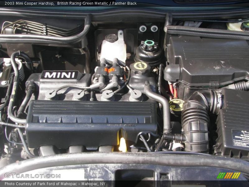 British Racing Green Metallic / Panther Black 2003 Mini Cooper Hardtop