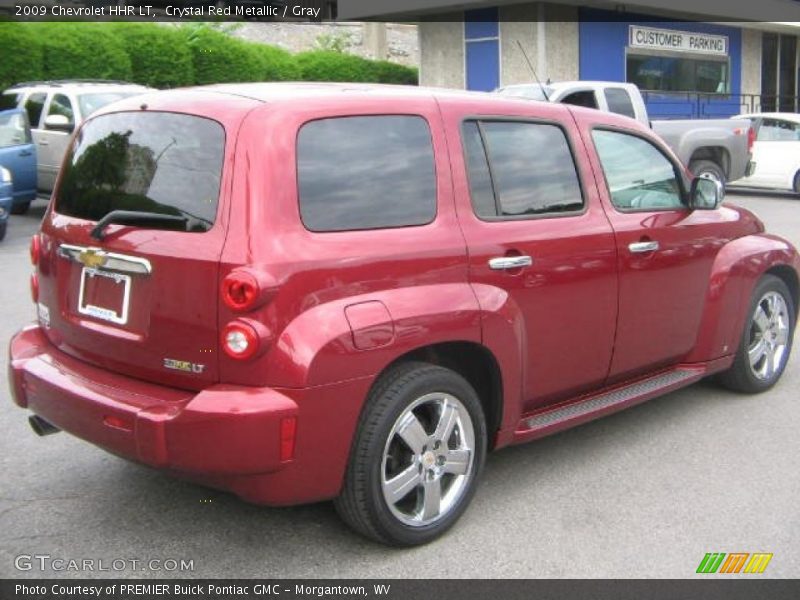 Crystal Red Metallic / Gray 2009 Chevrolet HHR LT