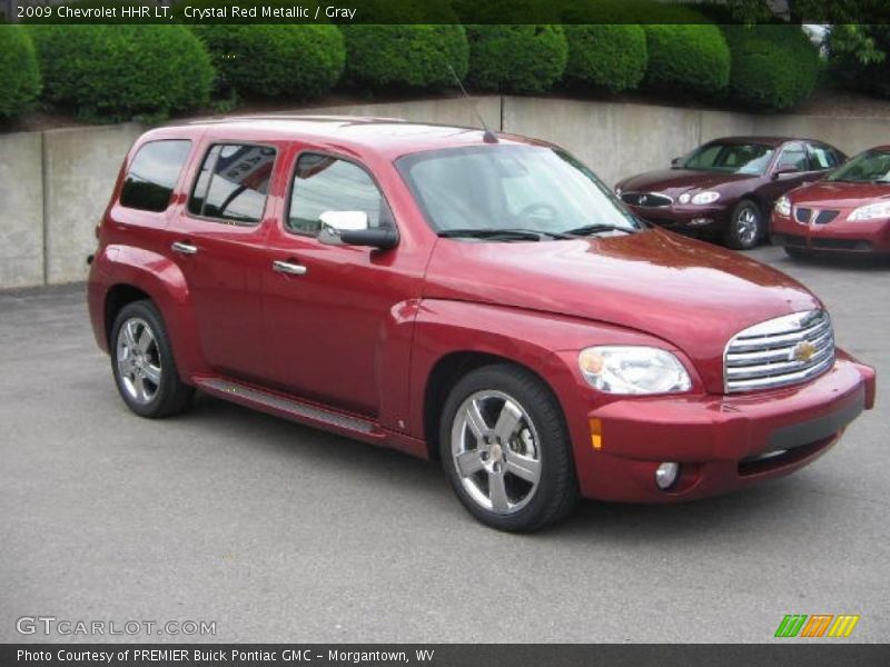 Crystal Red Metallic / Gray 2009 Chevrolet HHR LT