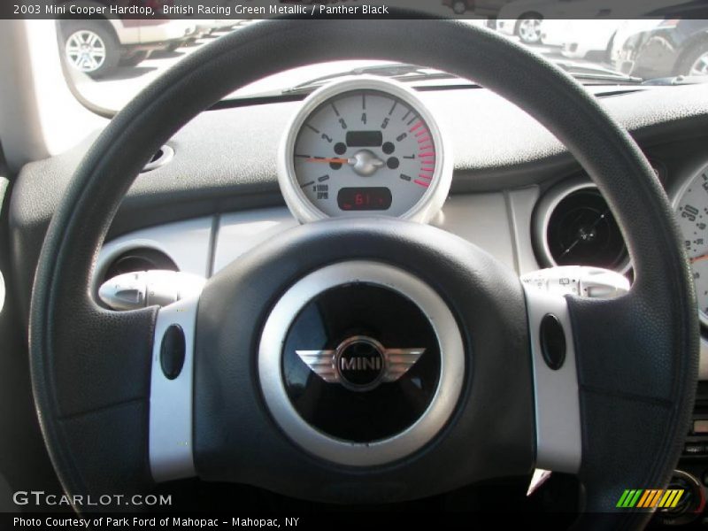 British Racing Green Metallic / Panther Black 2003 Mini Cooper Hardtop