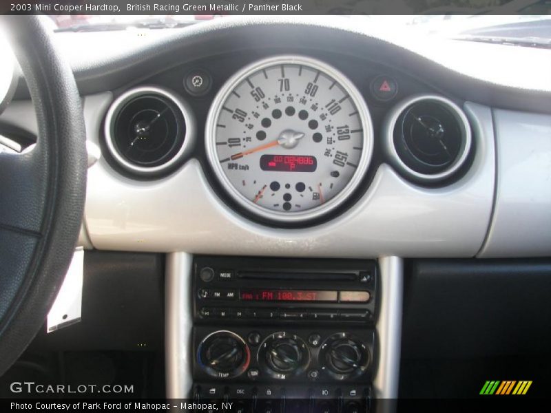 British Racing Green Metallic / Panther Black 2003 Mini Cooper Hardtop
