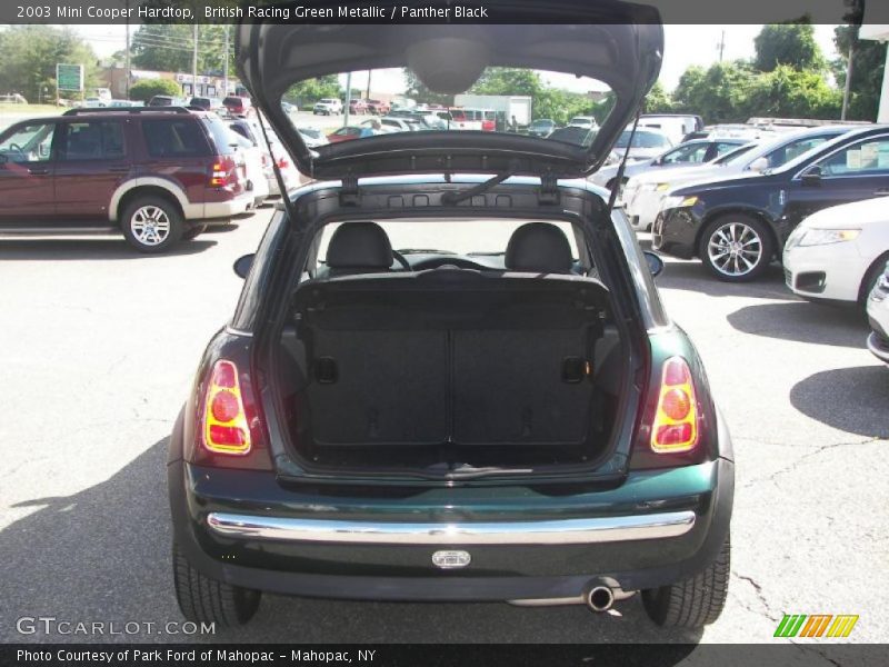 British Racing Green Metallic / Panther Black 2003 Mini Cooper Hardtop