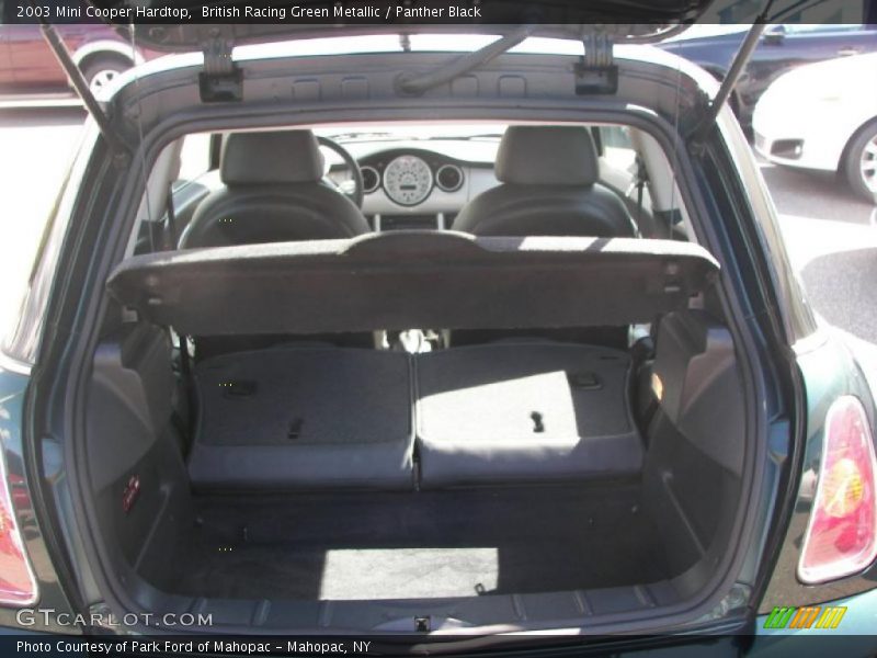 British Racing Green Metallic / Panther Black 2003 Mini Cooper Hardtop