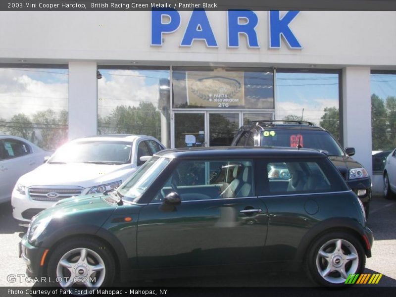 British Racing Green Metallic / Panther Black 2003 Mini Cooper Hardtop