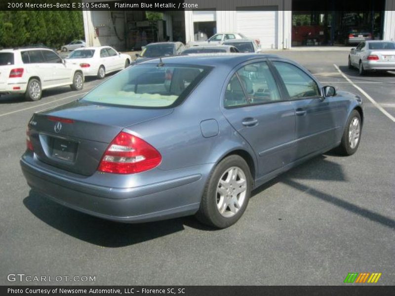 Platinum Blue Metallic / Stone 2006 Mercedes-Benz E 350 Sedan