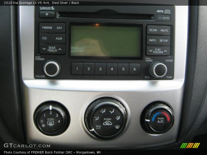 Steel Silver / Black 2010 Kia Sportage LX V6 4x4