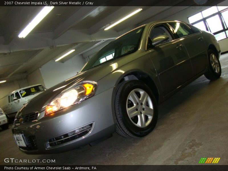 Dark Silver Metallic / Gray 2007 Chevrolet Impala LS