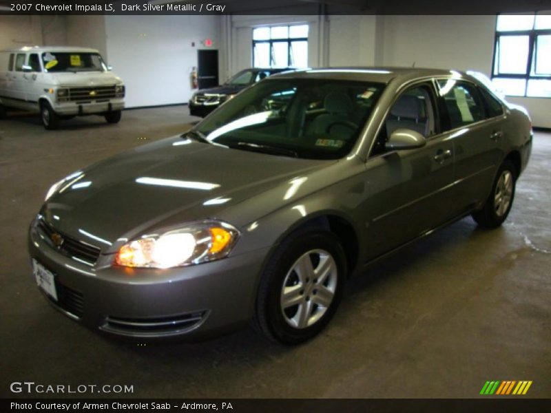 Dark Silver Metallic / Gray 2007 Chevrolet Impala LS