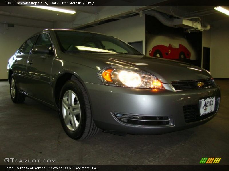 Dark Silver Metallic / Gray 2007 Chevrolet Impala LS