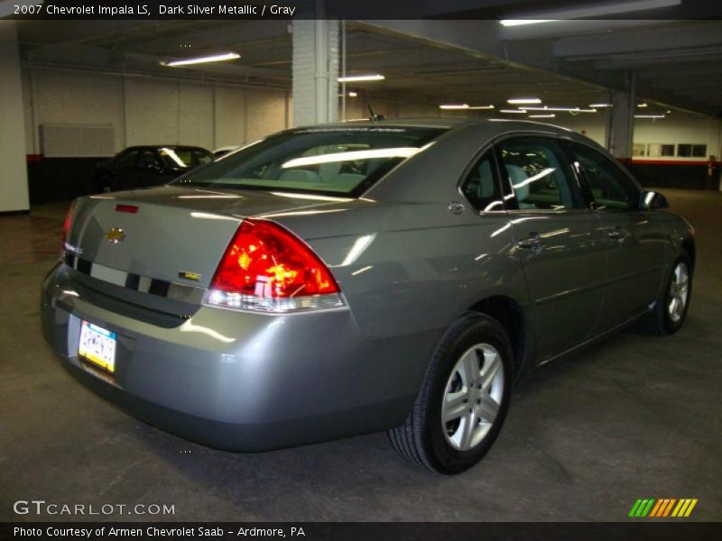 Dark Silver Metallic / Gray 2007 Chevrolet Impala LS