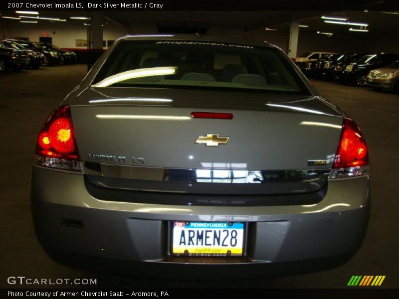 Dark Silver Metallic / Gray 2007 Chevrolet Impala LS