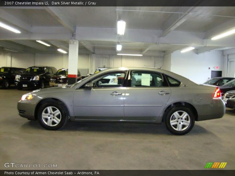 Dark Silver Metallic / Gray 2007 Chevrolet Impala LS