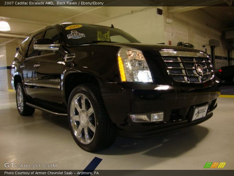 Black Raven / Ebony/Ebony 2007 Cadillac Escalade AWD