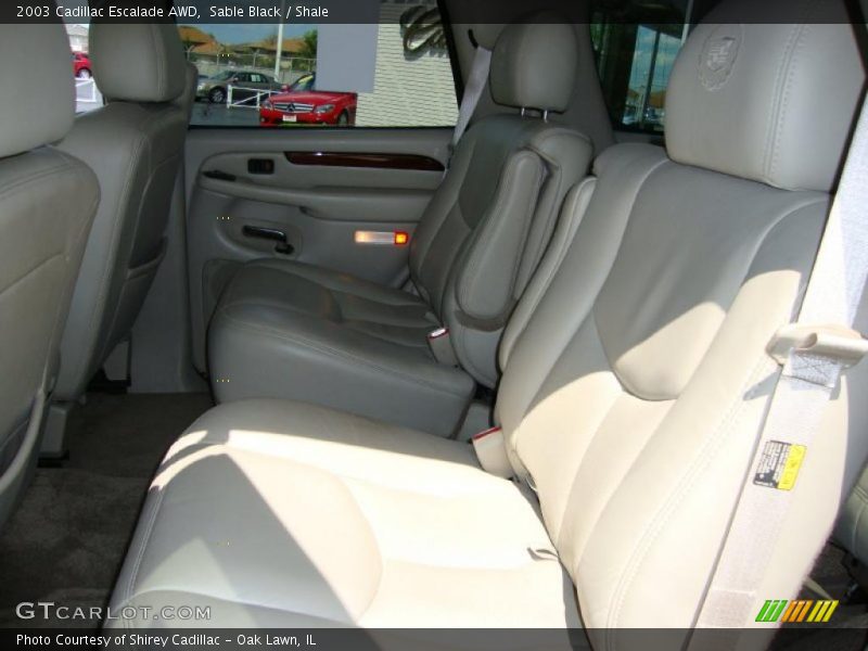 Sable Black / Shale 2003 Cadillac Escalade AWD