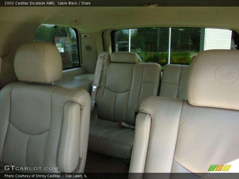 Sable Black / Shale 2003 Cadillac Escalade AWD