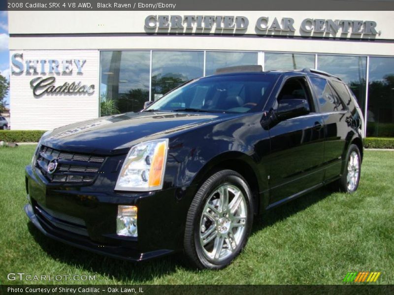 Black Raven / Ebony/Ebony 2008 Cadillac SRX 4 V8 AWD