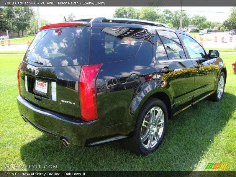 Black Raven / Ebony/Ebony 2008 Cadillac SRX 4 V8 AWD