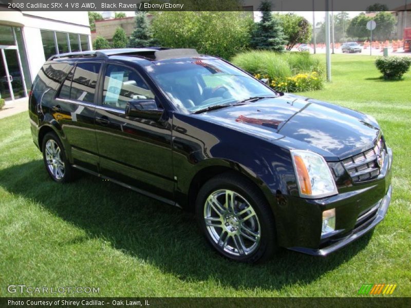 Black Raven / Ebony/Ebony 2008 Cadillac SRX 4 V8 AWD