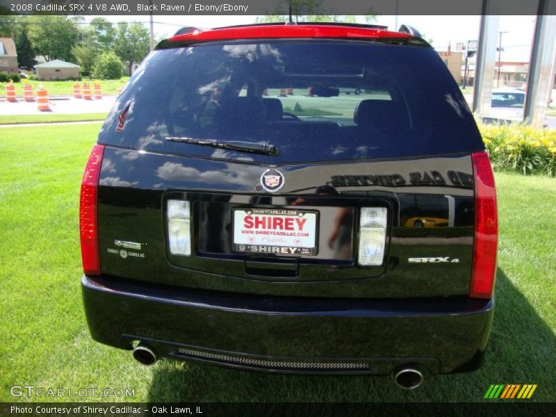 Black Raven / Ebony/Ebony 2008 Cadillac SRX 4 V8 AWD