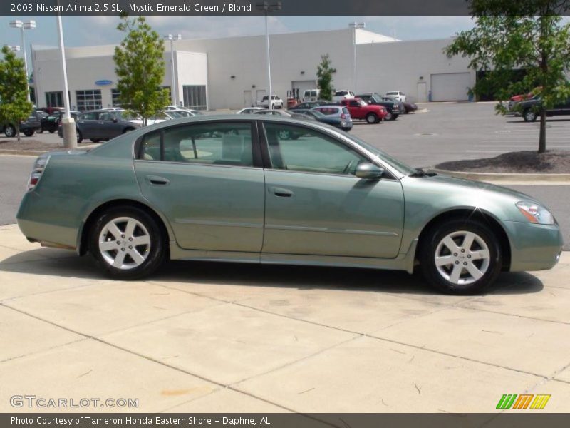 Mystic Emerald Green / Blond 2003 Nissan Altima 2.5 SL