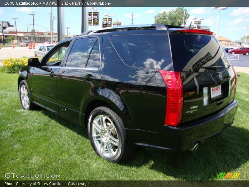 Black Raven / Ebony/Ebony 2008 Cadillac SRX 4 V8 AWD