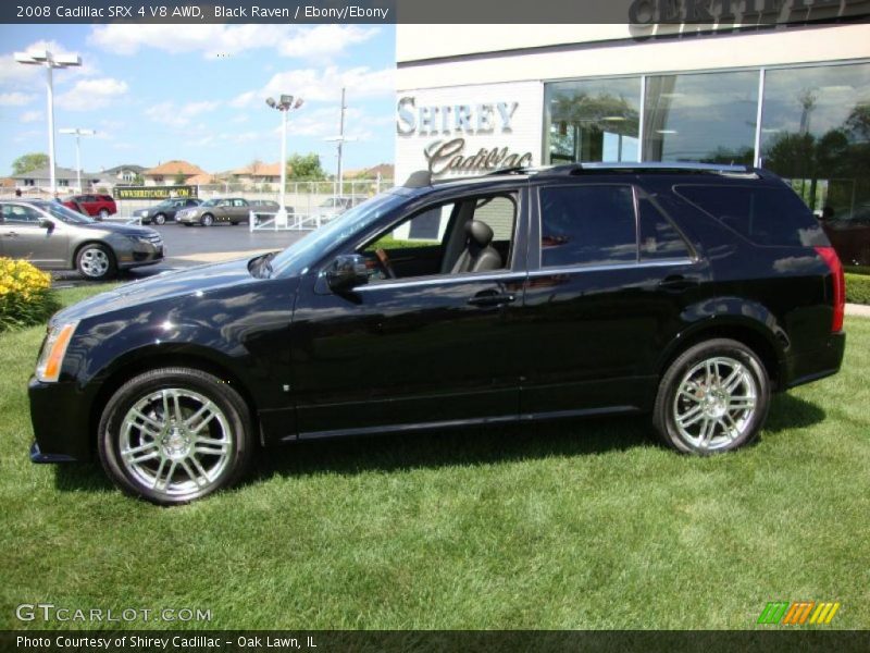 Black Raven / Ebony/Ebony 2008 Cadillac SRX 4 V8 AWD