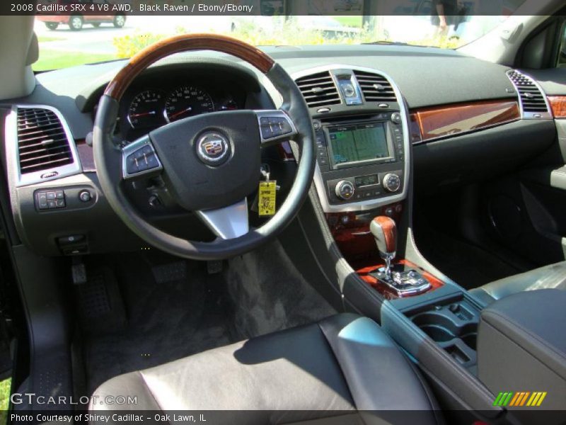 Black Raven / Ebony/Ebony 2008 Cadillac SRX 4 V8 AWD