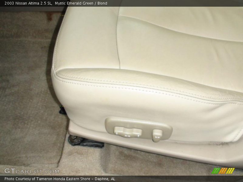 Mystic Emerald Green / Blond 2003 Nissan Altima 2.5 SL