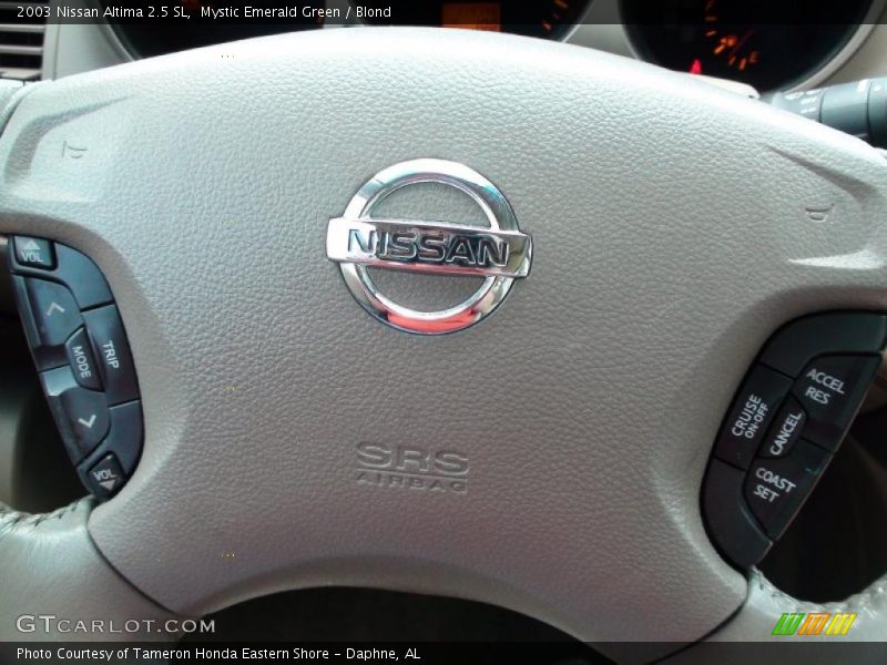 Mystic Emerald Green / Blond 2003 Nissan Altima 2.5 SL