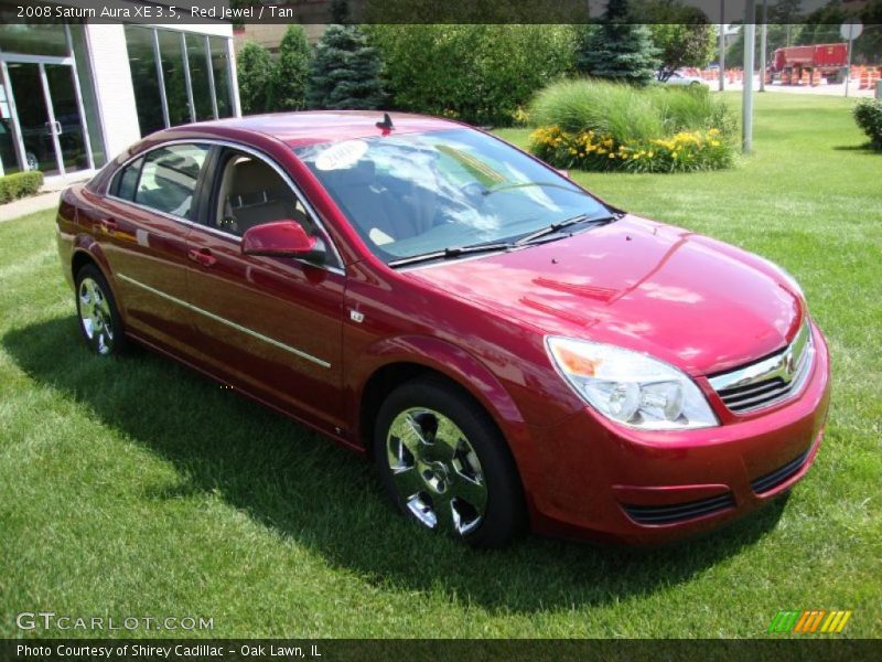 Red Jewel / Tan 2008 Saturn Aura XE 3.5