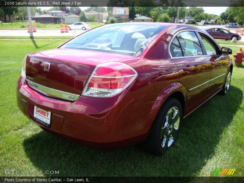 Red Jewel / Tan 2008 Saturn Aura XE 3.5
