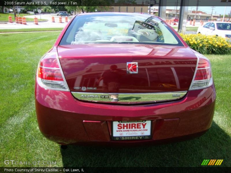 Red Jewel / Tan 2008 Saturn Aura XE 3.5
