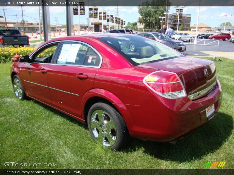 Red Jewel / Tan 2008 Saturn Aura XE 3.5