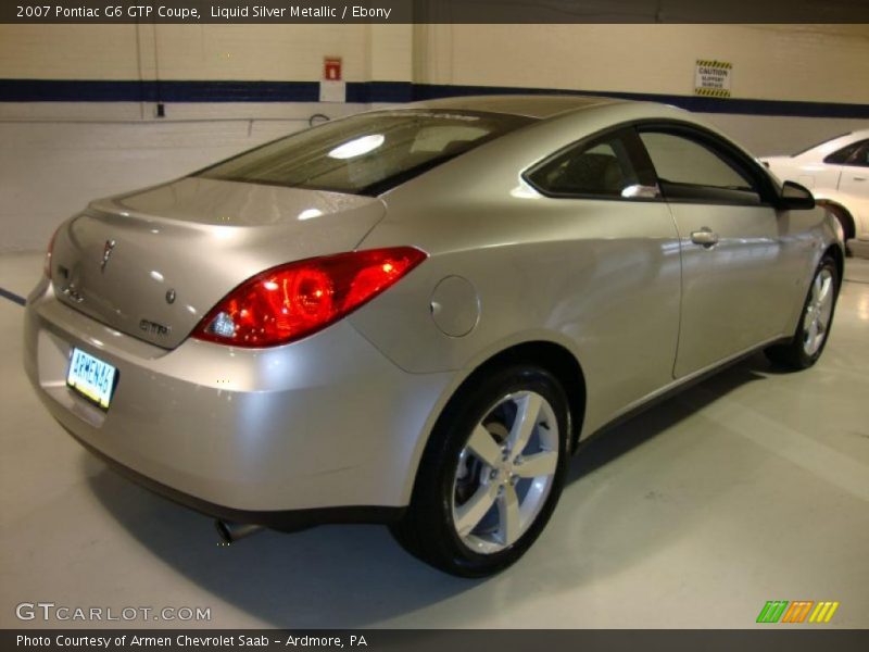 Liquid Silver Metallic / Ebony 2007 Pontiac G6 GTP Coupe