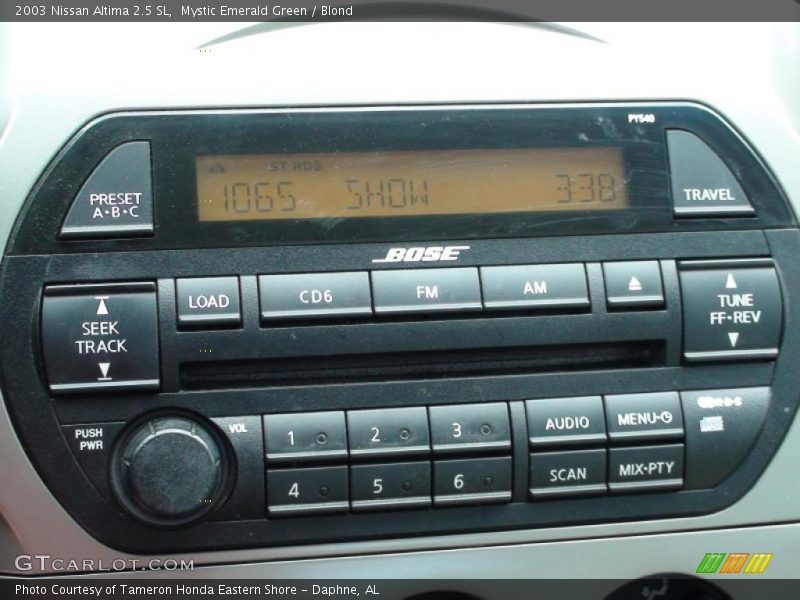 Mystic Emerald Green / Blond 2003 Nissan Altima 2.5 SL