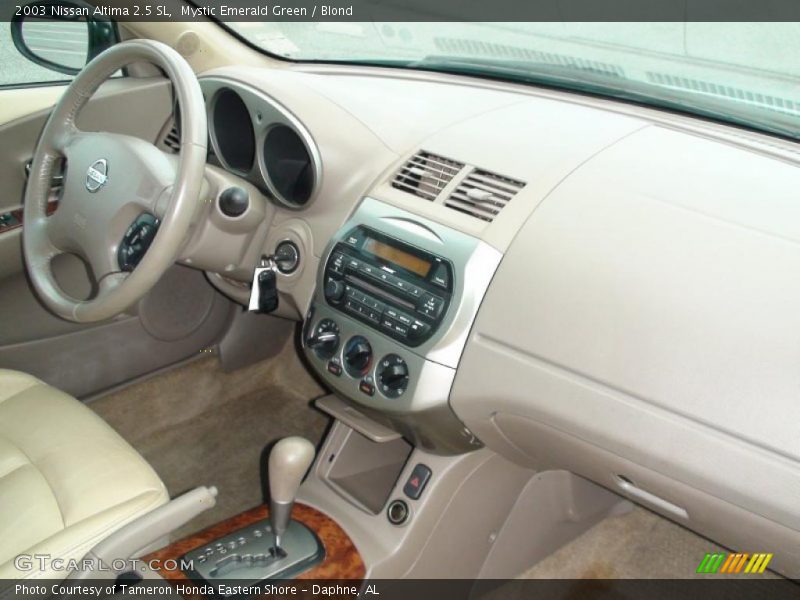 Mystic Emerald Green / Blond 2003 Nissan Altima 2.5 SL