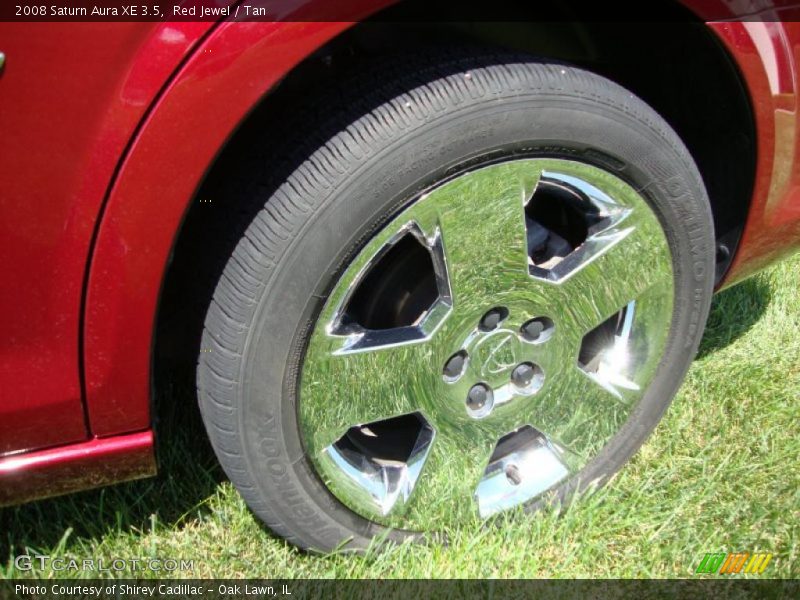 Red Jewel / Tan 2008 Saturn Aura XE 3.5