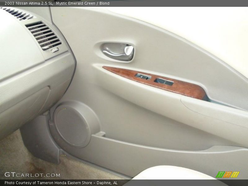 Mystic Emerald Green / Blond 2003 Nissan Altima 2.5 SL