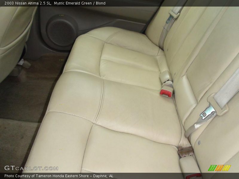Mystic Emerald Green / Blond 2003 Nissan Altima 2.5 SL