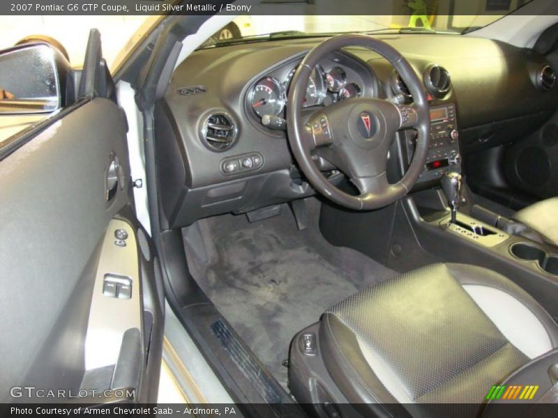 Liquid Silver Metallic / Ebony 2007 Pontiac G6 GTP Coupe