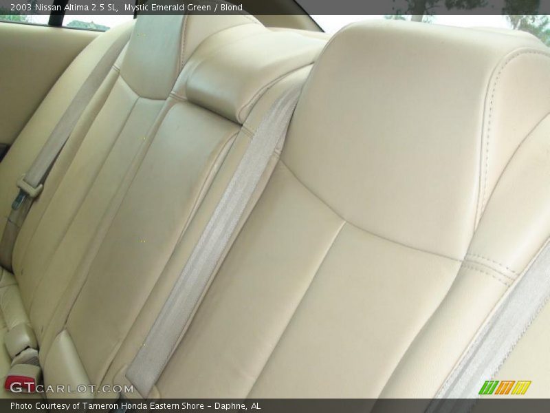 Mystic Emerald Green / Blond 2003 Nissan Altima 2.5 SL