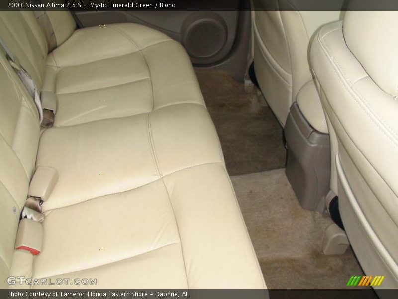 Mystic Emerald Green / Blond 2003 Nissan Altima 2.5 SL