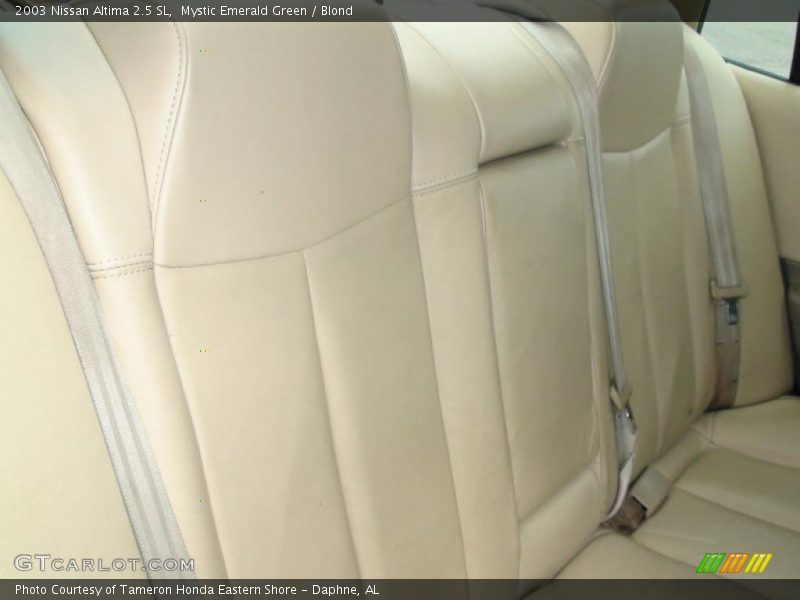 Mystic Emerald Green / Blond 2003 Nissan Altima 2.5 SL