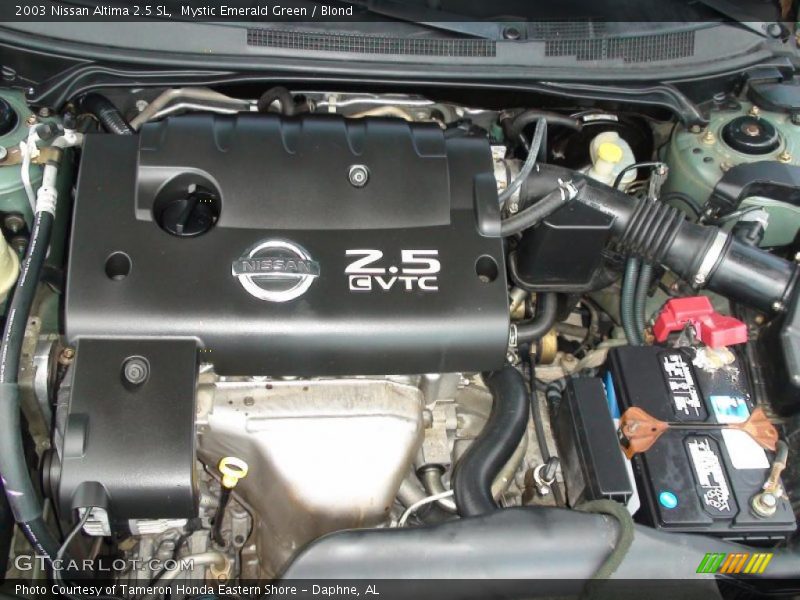 Mystic Emerald Green / Blond 2003 Nissan Altima 2.5 SL
