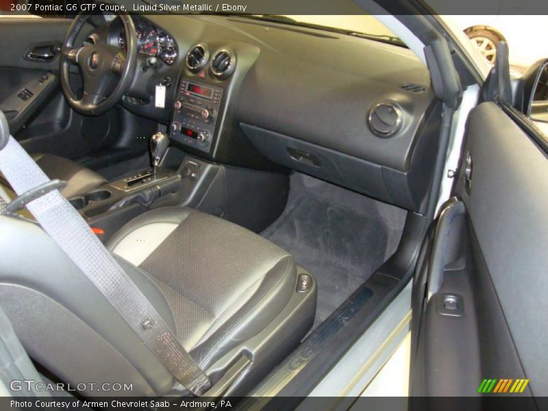 Liquid Silver Metallic / Ebony 2007 Pontiac G6 GTP Coupe