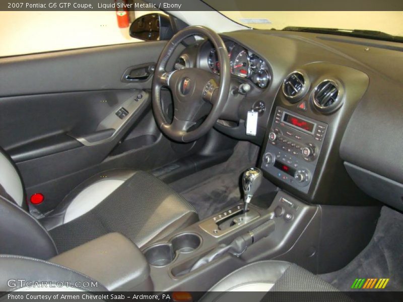 Liquid Silver Metallic / Ebony 2007 Pontiac G6 GTP Coupe